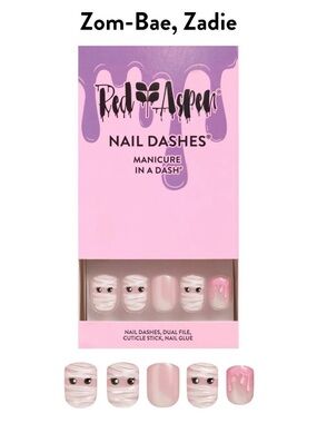 Red Aspen Nail Dashes ZOM-BAE, ZADIE